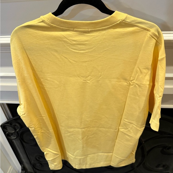 Lacoste Men's Short Sleeve Tee in Yellow - Picture 3 of 3